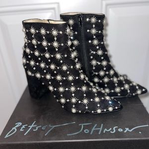 Betsey Johnson Zoie Rhinestone Boots